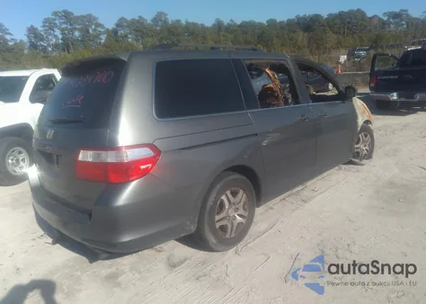 2007 Honda Odyssey Ex-L из США, поврежденный, VIN 5FNRL38737B454255